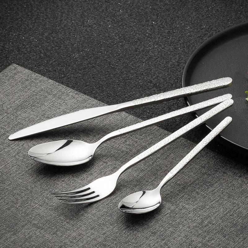 ZISIZ Stone Pattern Cutlery Set