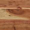 Console Table Brown 120 x 33 x 75 cm Solid Acacia Wood