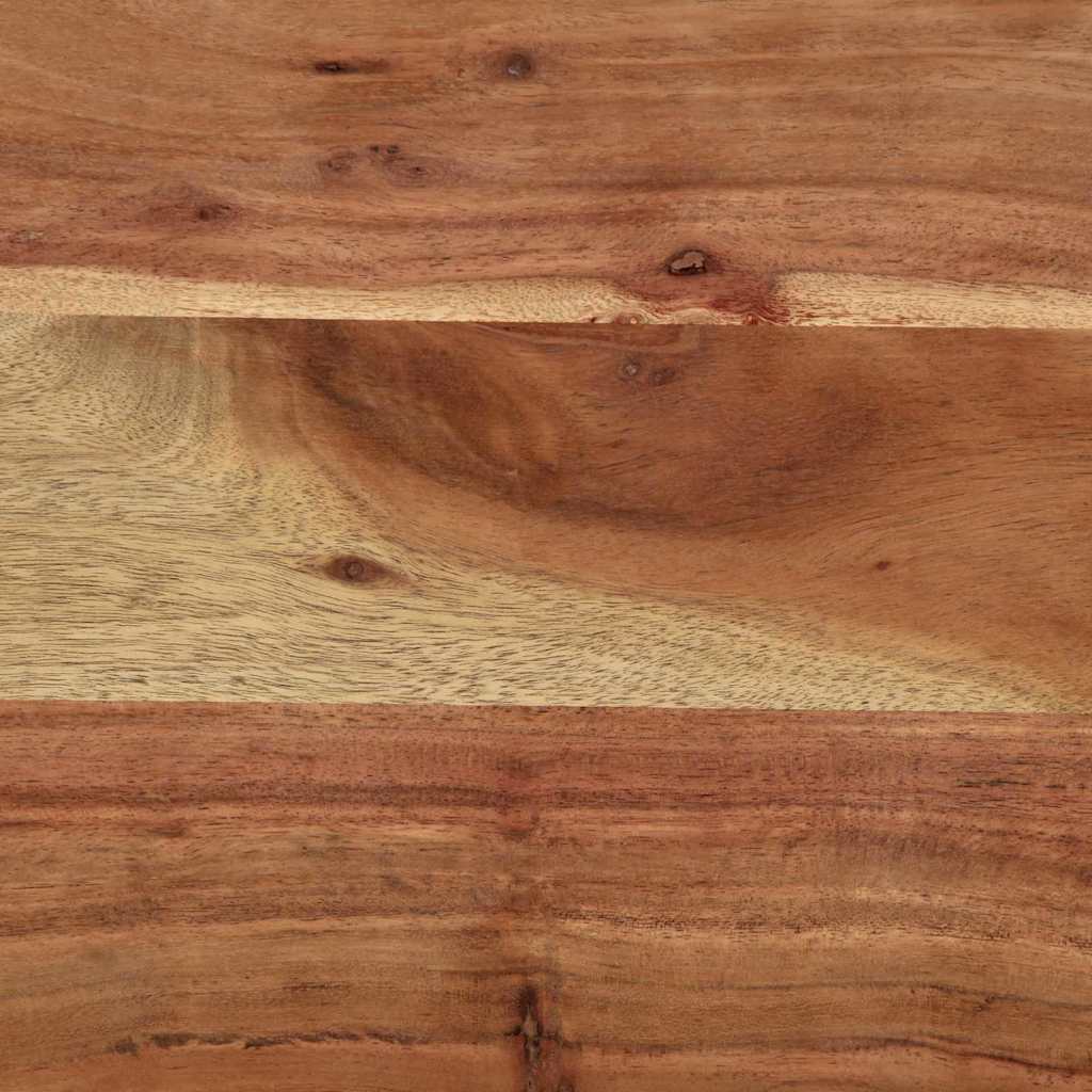 Console Table Brown 120 x 33 x 75 cm Solid Acacia Wood