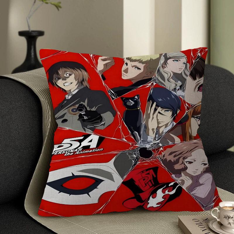 Persona 5 Gaming Pillow Cover Sofa Cushion Cover Home Room Decoration Children Gift