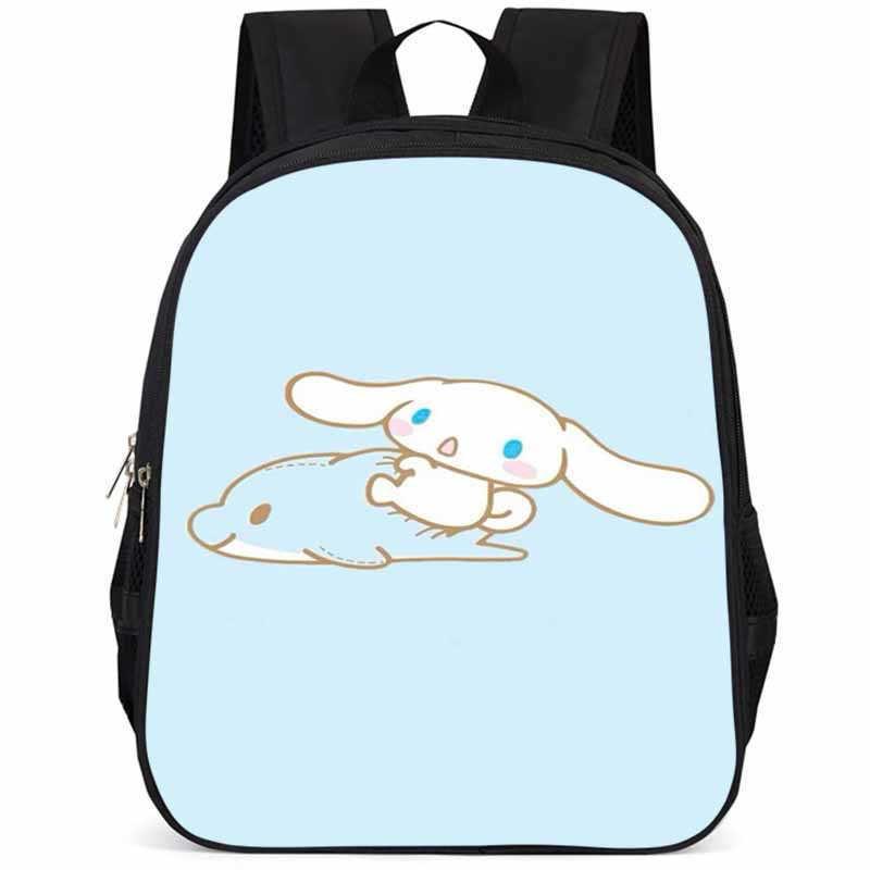 Adorable Cinnamoroll 15 Inch Large Capacity Lightweight School Backpack For Kids