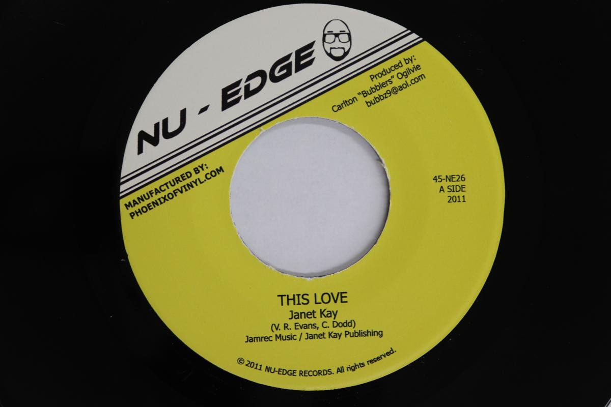 

7-дюймовая пластинка JANET KEY - This Love / Liat Dub 45NE26 NU EDGE 2011 UK Регги, Ска и Даб Б/У