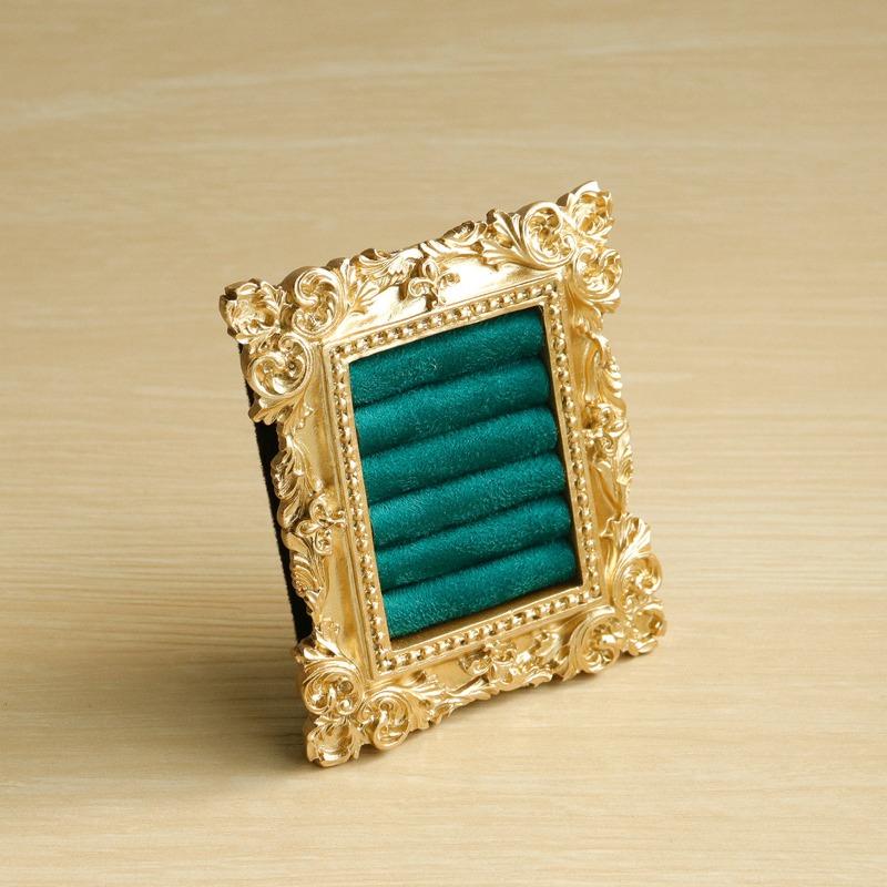 Jewelry display stand - vintage european style photo frame ring organizer tray - accessories