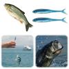 2Pcs Fishing Lures Shad Bait Soft Lure Soft Bait Fishing Bait for Pike Bass Trout Sea Fishing