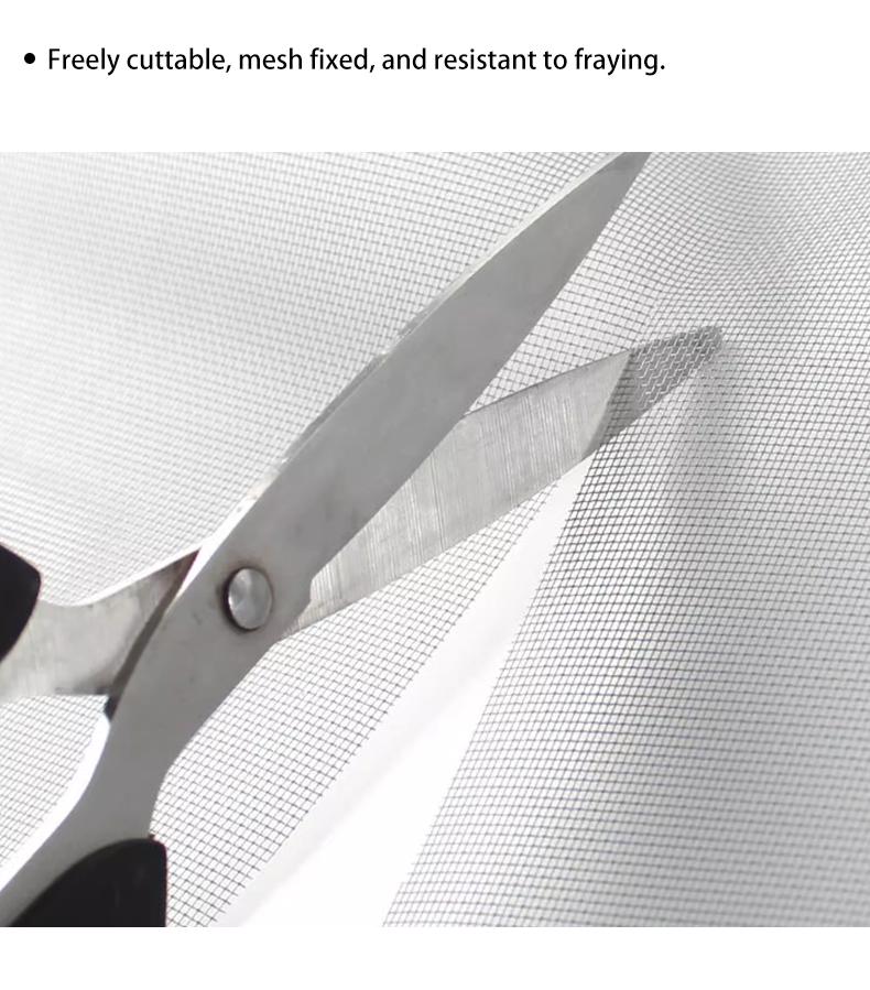 DIY Large Size Window Screen Mesh Pet-Proof and Mosquito/Insect Resistant Suitable for Balconies Gardens and More