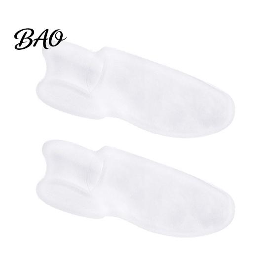 Comfortable Toe Spacer 2PCS Gel Separator, Hallux Valgus Correction And Overlapping Big Bunion Guard Corrector, Ultra-Thin Separator for Day Night Use