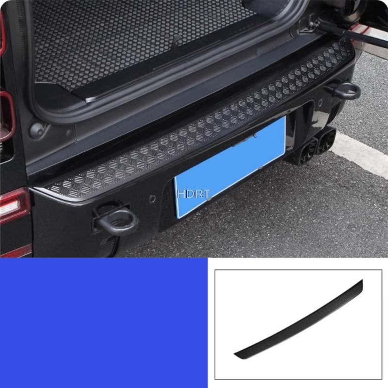 For Land Rover Defender  + Rear Bumper Trunk Guard Cover Tail Boot Anti Scratch Trim Car Protector Decoration Accessories