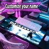 Custom Name Personalized Final Fantasy Pattern Mousepad, Laptop PC Desk Mat, Decorative Desk Mat for Home Keyboard Pad Gift