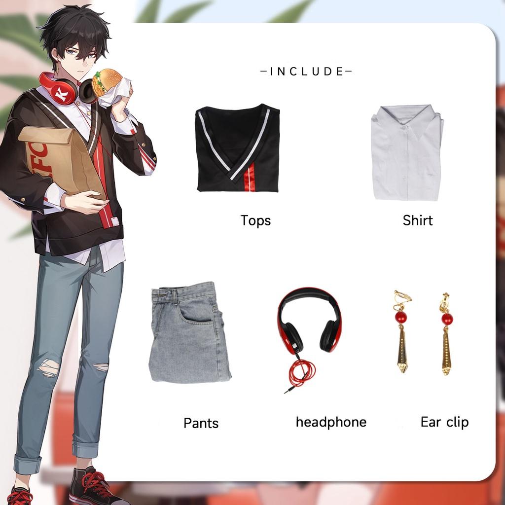 

Косплей-костюм Honkai Star Rail Co Branded Kfc Дань Хэн, игровая форма персонажа 3XL