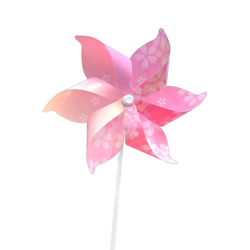 Rotating Colorful Flower Windmill Kids Pinwheels Toy Outdoor Toys Party Diy Bulk Garden Decor