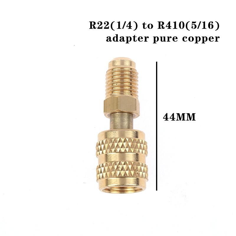 

Адаптер для кондиционера, быстроразъемное соединение, вакуумный насос, латунный адаптер, переходник R410A, быстроразъемные соединения 5/16 Sae F на 1/4 Sae as the picture