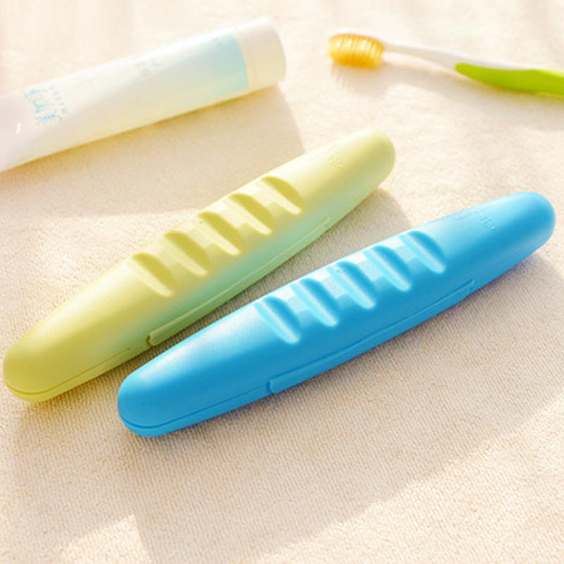 Portable Toothbrush Storage Box Seal Waterproof Toothbrush Case for Travel Camping Toothbrush Protective Cover Storage Container