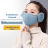 3D Two-in-One Fleece Mask with Velvet, Windproof & Breathable, Ear Protection for Men & Women - Perfect for Autumn & Winter Cycling