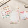 Decorative Writing Paper for Letters Watercolor Letterhead Set, Envelopes Letter And Stickers Handwritten Blessing Note Cards Kit, Correspondence