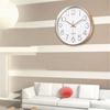 Non-Ticking Nordic Wall Clock Round Wall Hanging Clock Electronic Color Clock  Living Bedroom
