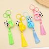 Cute Panda Dolls Pendant Tassel Car Key Ring Lovely Panda Calabash Keychain  Kids
