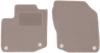 Beige Front Floor Mats For: Honda Civic IX Hatchback (2012-)