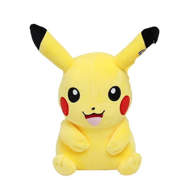 Cute Pikachu Plush Toy Charmander Squirtle Bulbasaur Stuffed Doll Eevee Scorbunny Gengar Snorlax Christmas Gifts.