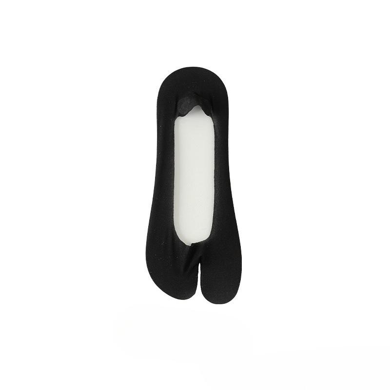 Calzini estivi leggeri a punta divisa in seta, freschi, antiscivolo, non scivolosi, traspiranti, con fondo in cotone, invisibili, a bocca bassa, a due dita, per donna