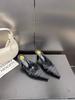 Mules Spring French Stylewanwan Style Low Cutsilksatin Lacelace Elegant Closed Toe