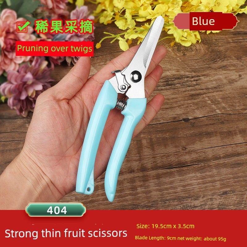 

Floral Scissors Flower Pruning Florals Cut Flowers Gardening Tools Stainless Steel Flower Pruning and Flower Arrangement for Florists Thorn 404 Blue