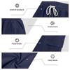 Men's Summer Linen Lapel Casual Shirt & Shorts Set: Breathable Cotton Two-Piece Workwear