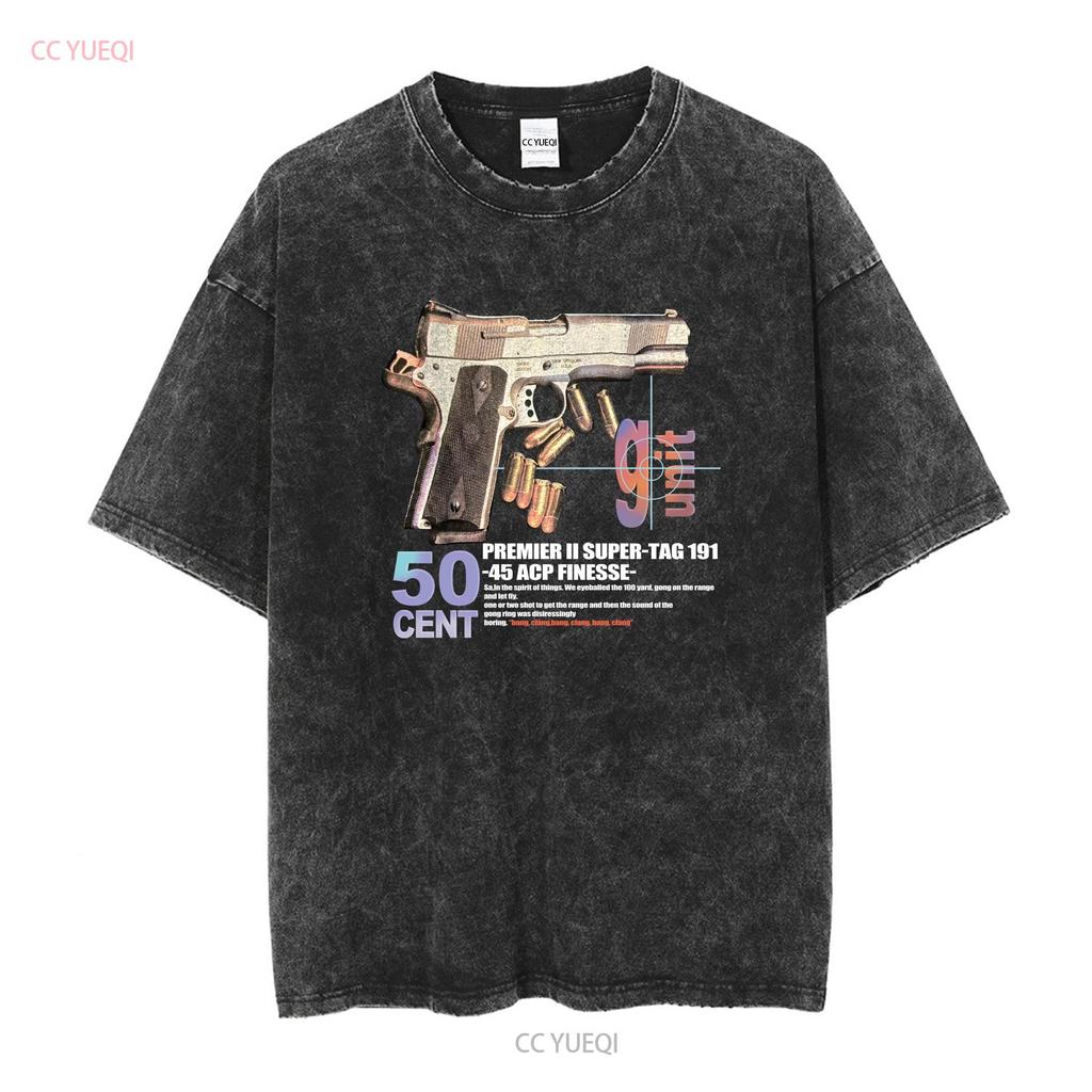50 Cent G Unit Rap Hip Hop Music Black T Shirt K Young Apparel Sz 2XL vintage Washed homme Breathable Slightly Versatile Casual