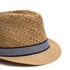 Summer Breathable Straw Hat Middle-Aged and Elderly Small Bowler Hat Outdoor Sun Hat Jazz Hat
