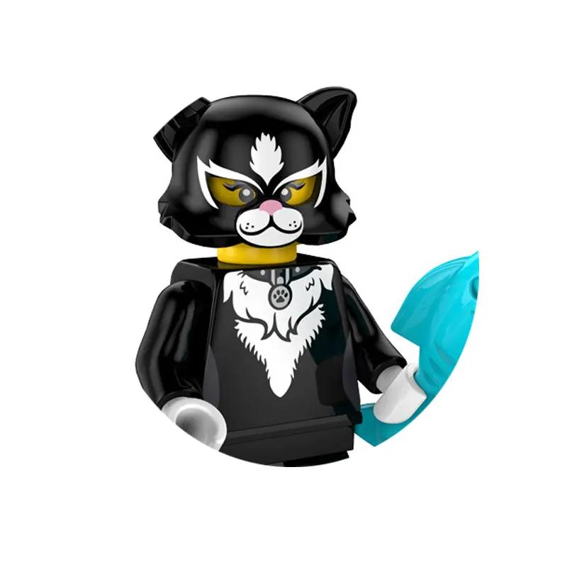 PG8141 Anime Cartoon Doll Building Blocks Kawaii Banana Man Shark Educational Toys Children's Home Gift Constructor Adventure