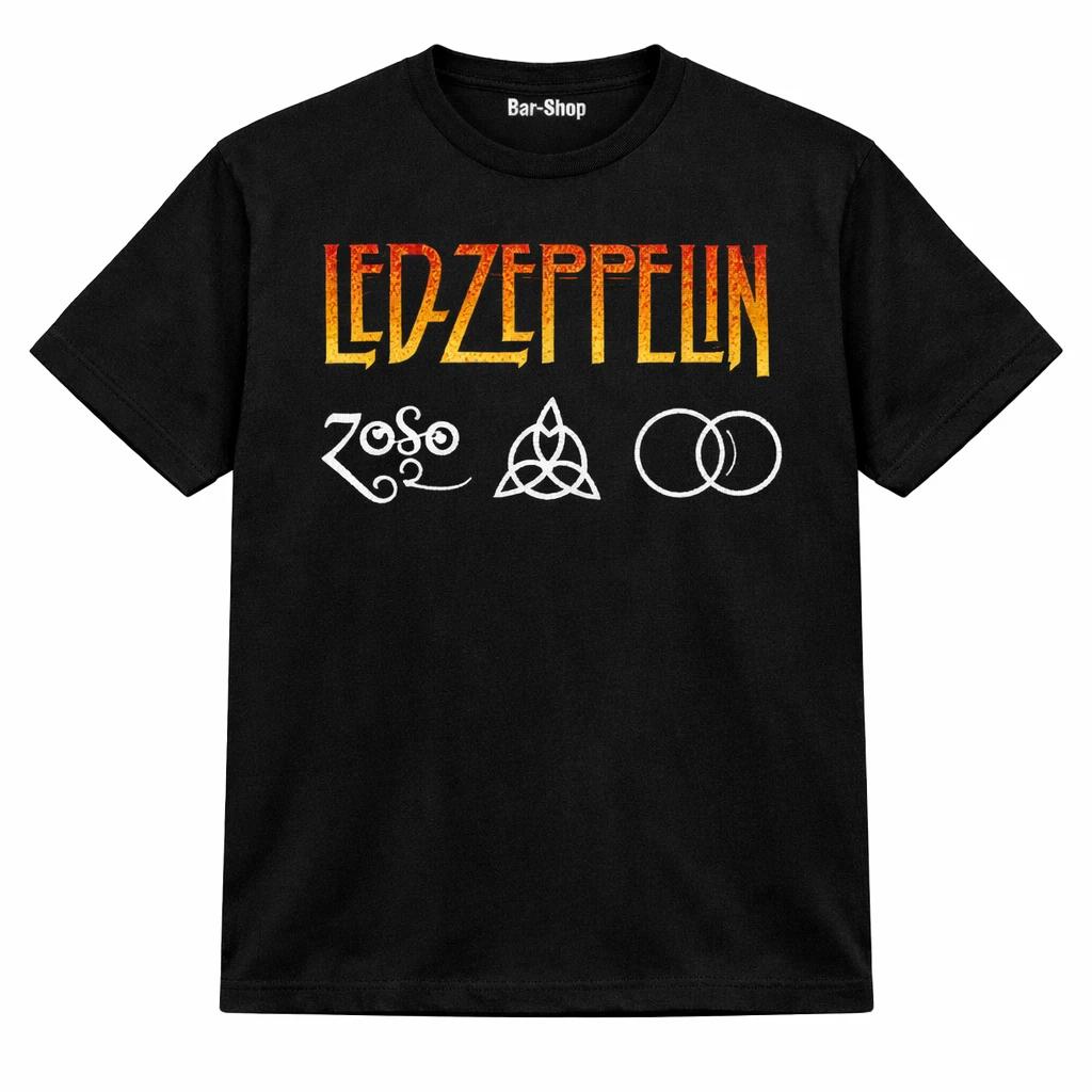 Led Zeppelin Classic Rock Shirt, Zoso Logo Tee Classic Rock Band Unisex S - 4XL XXL