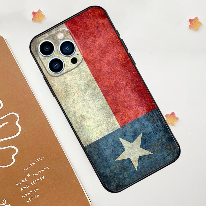 Texas Flag Phone Case For iPhone 17 Pro Max 14 11 15 16 Pro Max 13 12 Mini 16 Plus 16e 17 Air Funda