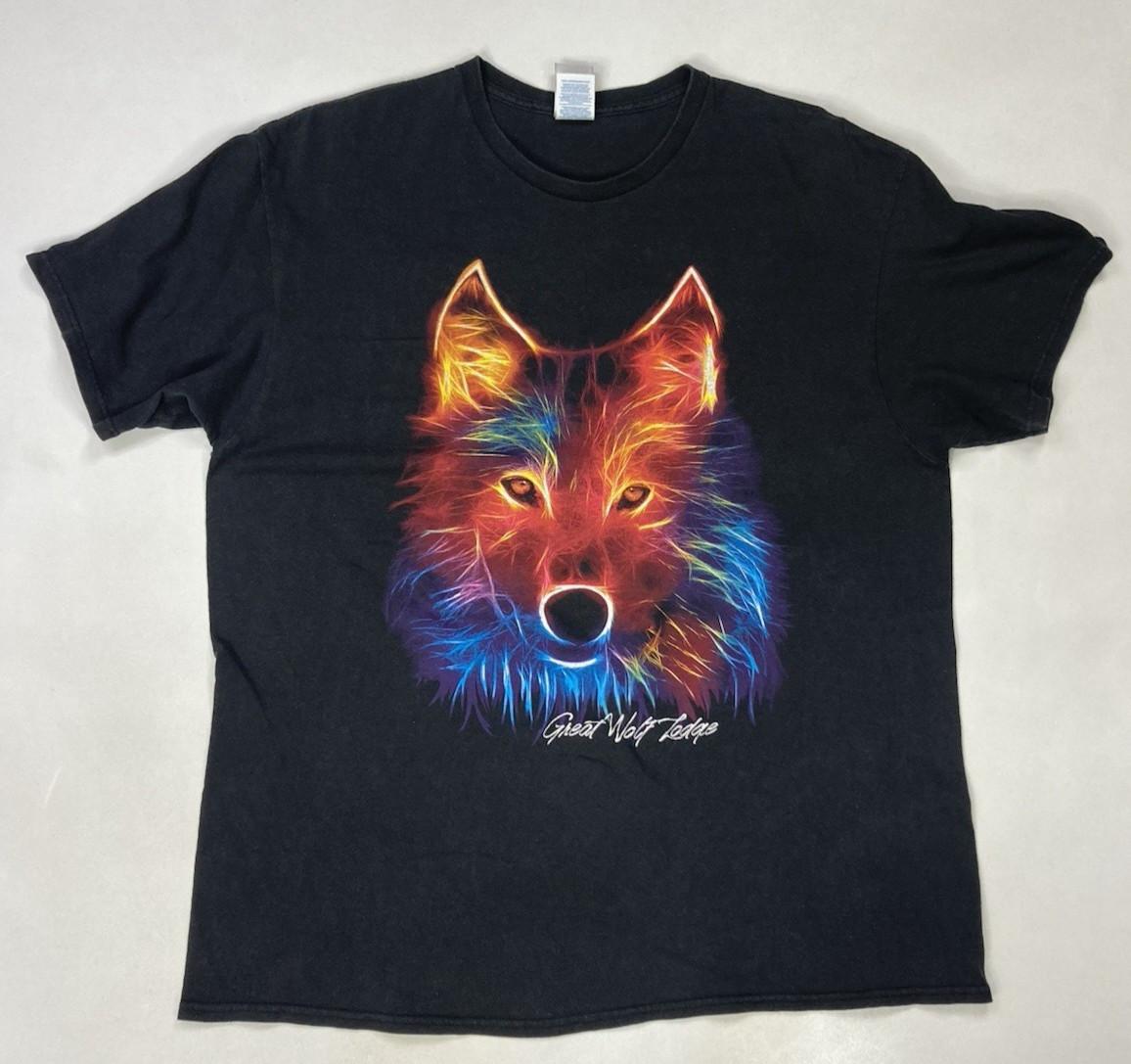 Great Wolf Lodge Graphic T-shirt Men XL Black Short Sleeve XXXXL