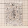 7 Stück Weihnachts-Themen-Dekorative Stempel Klare Silikonstempel für Kartenherstellung Journal Planer Scrapbooking Dekoration