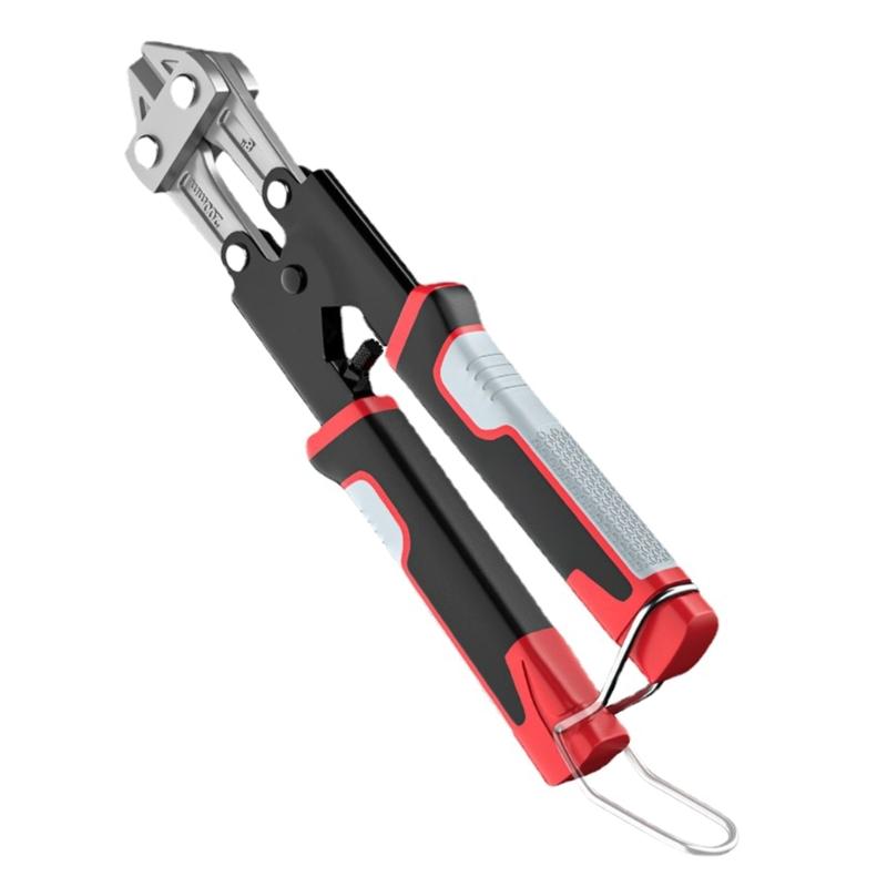 Heavy Duty Small Bolt Scissors 8inch for Fence, Steel Wire, Chain, Screws,with Soft Grips Rubber Handle 1