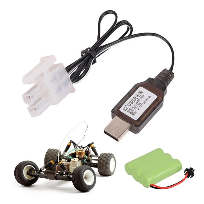 Fast Charging Cable 7.2V Battery Charger USB Powered Lightweight Travel Friendly 5557 2P Model Protections Power Cord