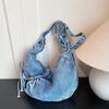 Denim Large Capacity Sewing Women's Handbags Solid Color Casual Versatile 2026 Fashi Women's Bags Commute New Crossbody Bags
