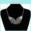 Skeleton Claw Necklace With Water Wave Chain For Halloween Cosplay Accessories