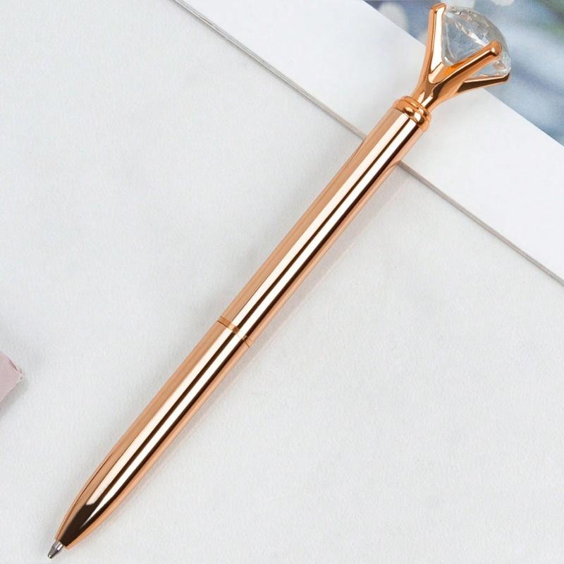 5 large diamond ballpoint pens creative diamond crystal head ballpoint pen signature pens