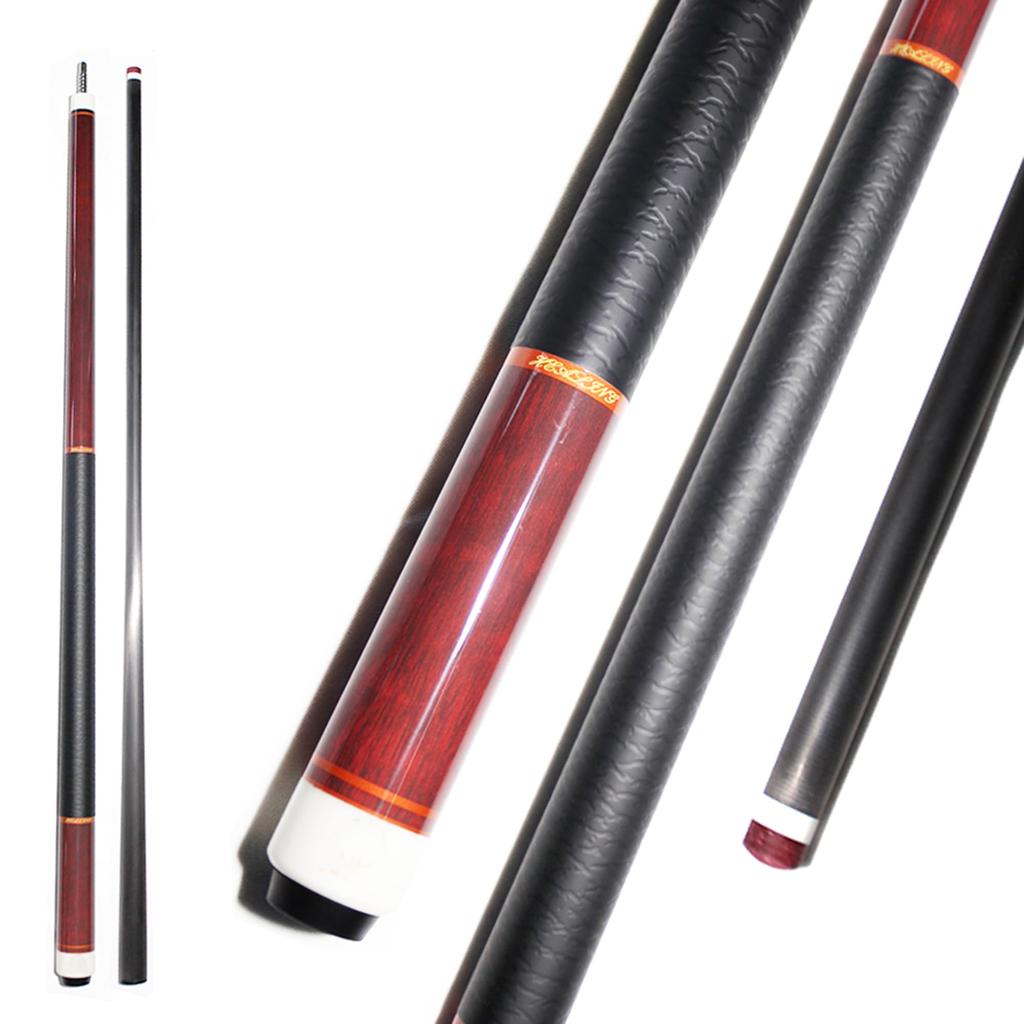 Billiard Cue OKHEALING 19oz Jointed Carbon Fiber Pool Cue Stick Cue Tip 58" 1/2 11.8mm (Play Cue)