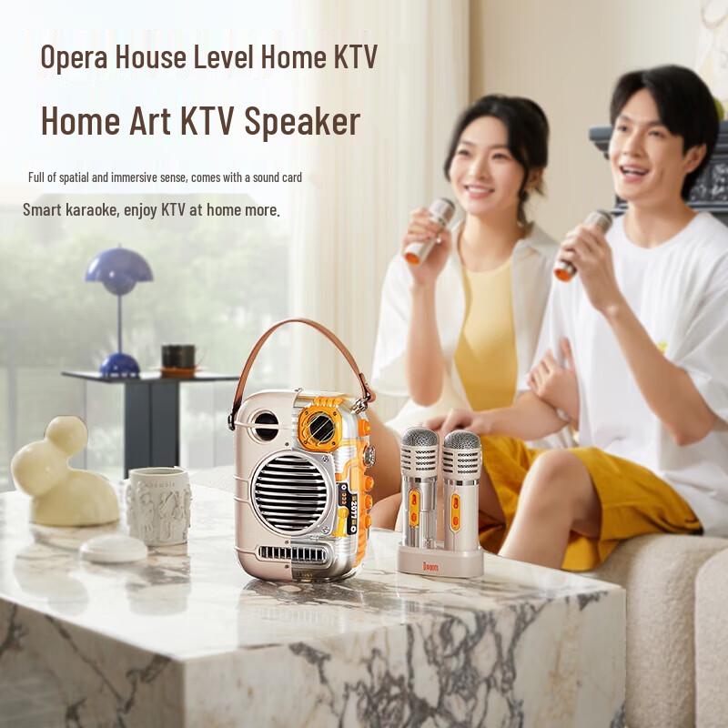 Divoom Home KTV Bluetooth Microphone Speaker System - Oriental Linglong Pro