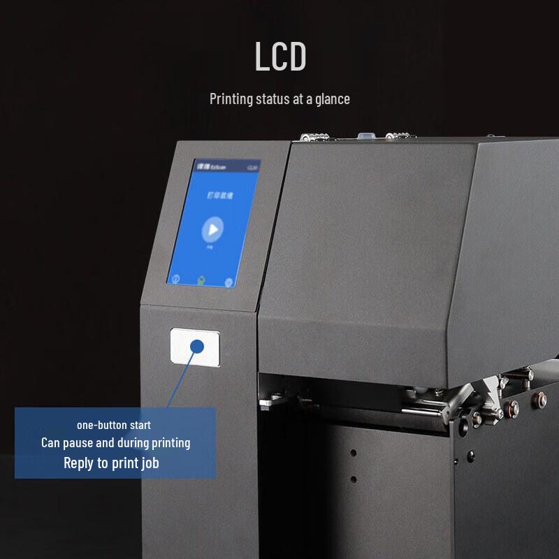 Ezscan GL80 Thermal Transfer Tag and Label Printer CN plug (adapter included)