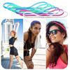 1/12pc Thin Elastic Non-Slip Headbands for Multi-Sport: Running Cycling Basketball Soccer Gym Tennis Hiking Volleyball Sweatband