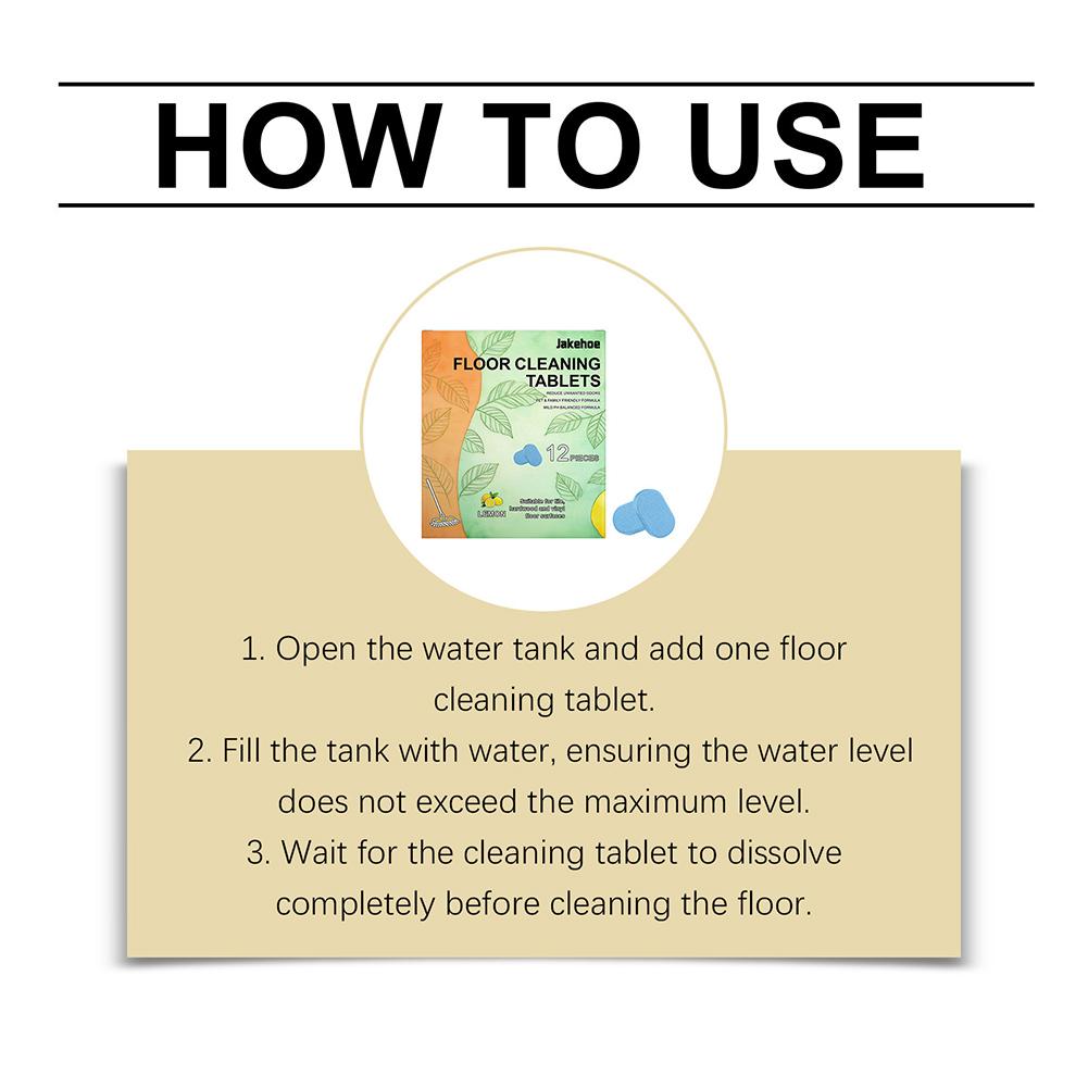 Multi-surface Floor Cleaning Sheets Space-Saving High-traffic Living Room Floors