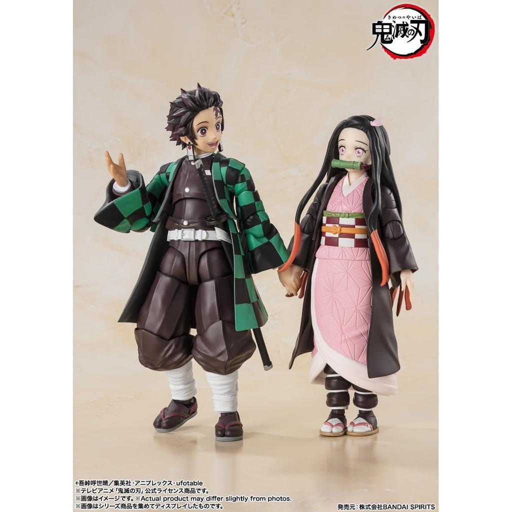 TAMASHII NATIONS S.H. Figuarts Demon Slayer Tanjiro Kamado Action Figure 140mm PVC & ABS Painted Collectible