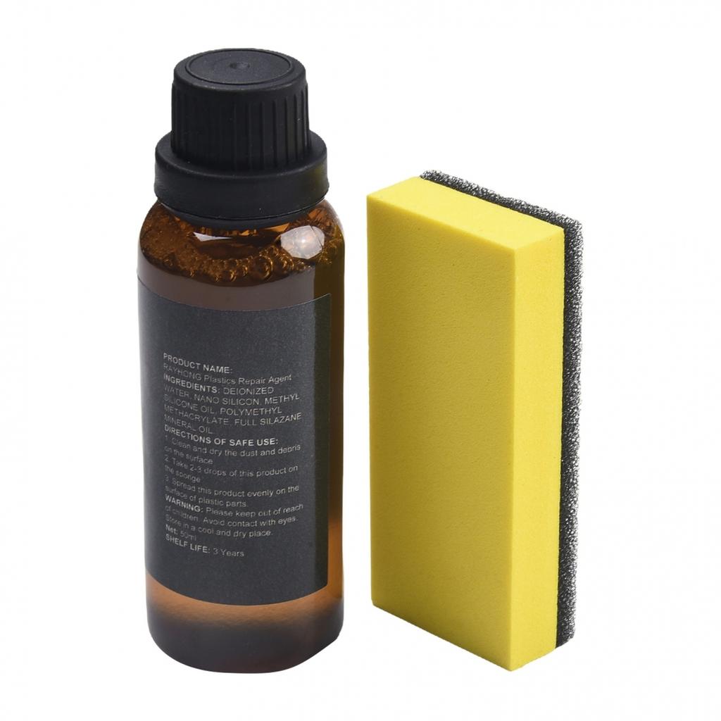 Refurbishment Paste Car Interior Plastic Leather Restorer Sponge Car Interior ML