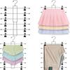 With Non-Slip Clips Pants Hangers Adjustable Closet Organizers Rack Scarf Hangers with Clips  Home