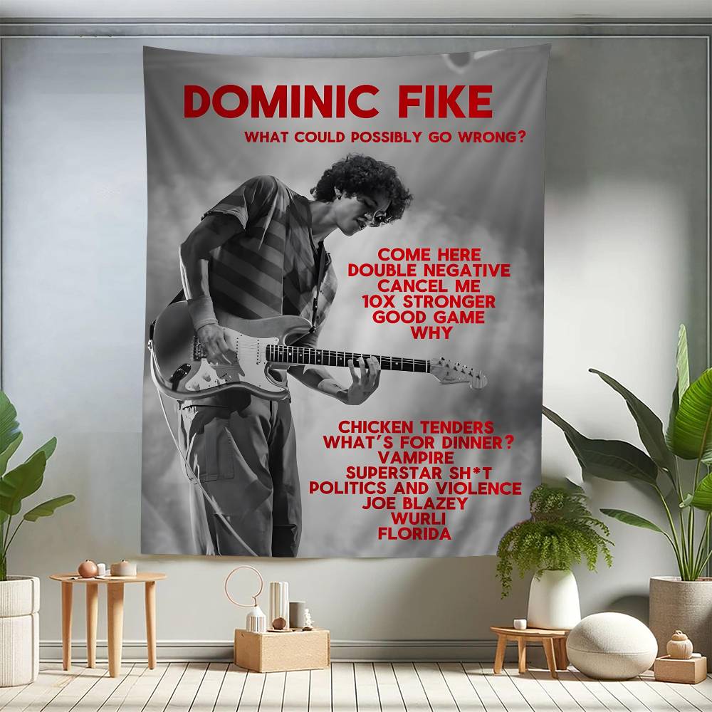 Pop-Sänger Dominic Fike Hippie Wandbehang Wandteppiche Bohemian Wandteppiche Mandala INS Heimdekoration