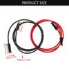 6.5Ft  10AWG Solar Extension Cable with Solar Panel Female and Male Connector Solar Panel Adapter