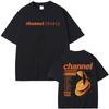 T-skjorter Blond Hip Hop Vintage T-skjorte Mote Streetwear Rapper Frank Channel Orange Grafisk Trykk T-skjorte Hav