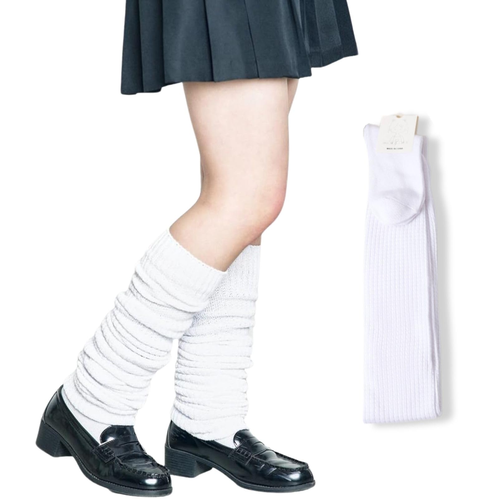 

VmanKu Супер Свободная Школа для Средней и Старшей Школы Школьные Культурные Тематические Парки Носки, Гольфы, Белый, Форма, Студенты, Девочки, Носки, белый